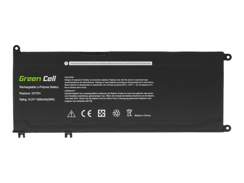 Greencell DE138 Bateria Green Cell 33YDH do Dell Inspiron G3 3579 3779 G5