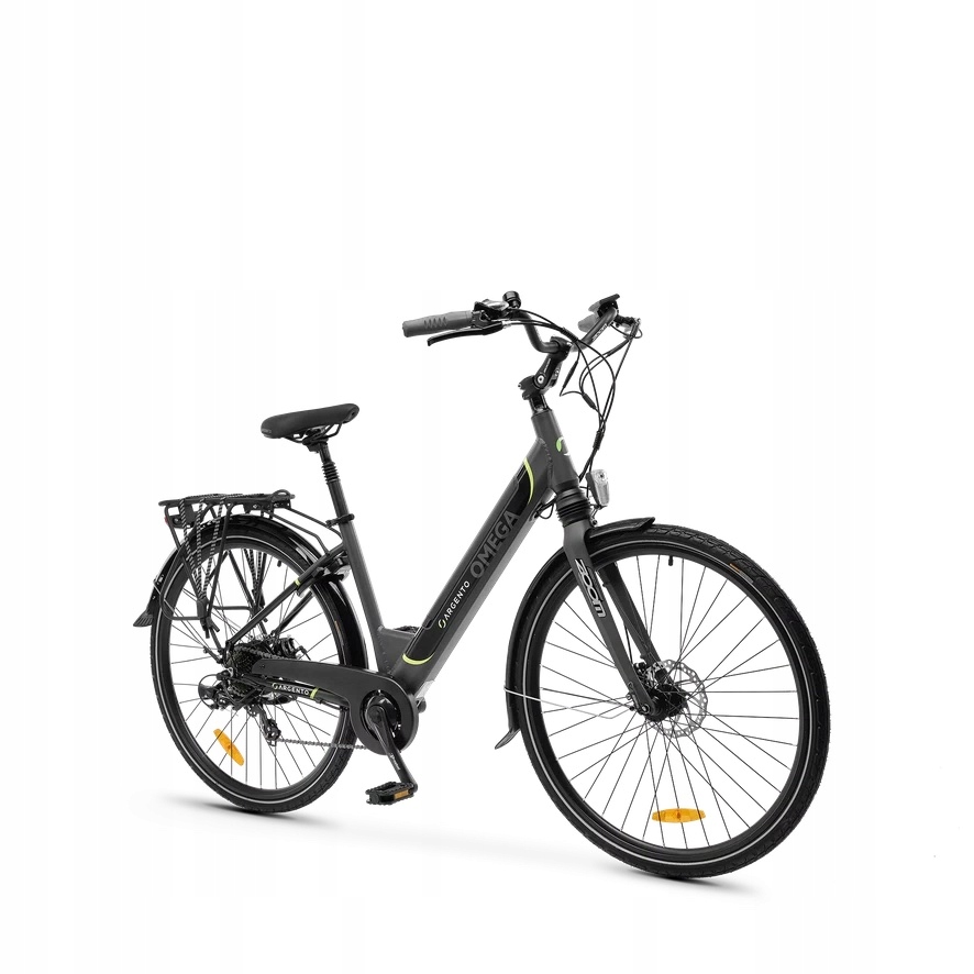 Rower elektryczny miejski Omega rama aluminium 27,5" 250W tarczowe