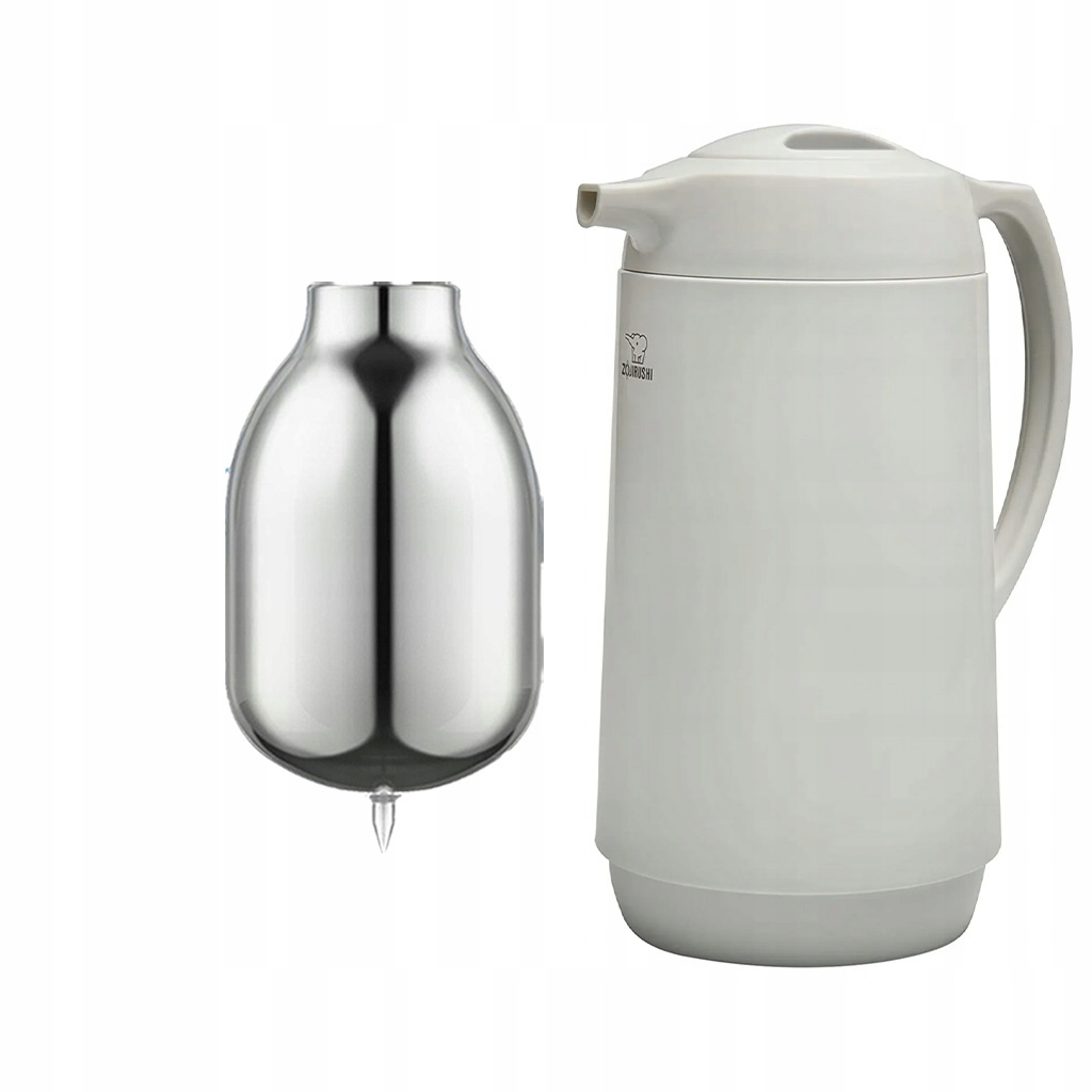 Japonská skleněná termokonvice pro práci Zojirushi AHGB-10D-WB 1L bílá