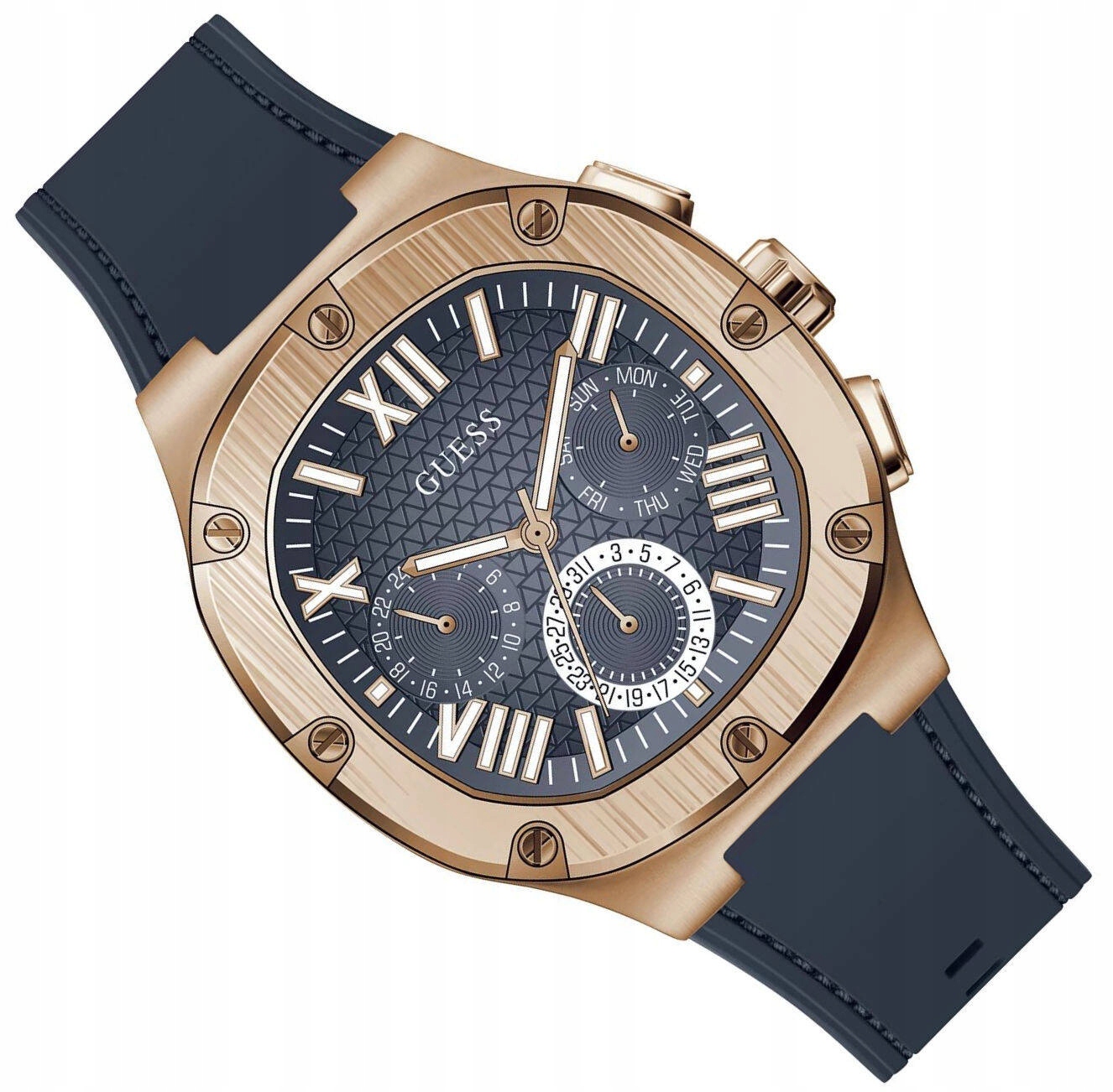 Pánské Módní Sportovní Hodinky Guess Headline GW0571G2 50M Vodotěsné