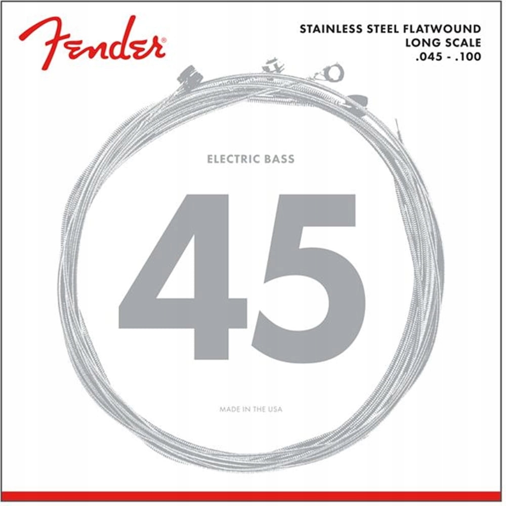 Fender 9050L struny pro basovou kytaru 45-100 Flat