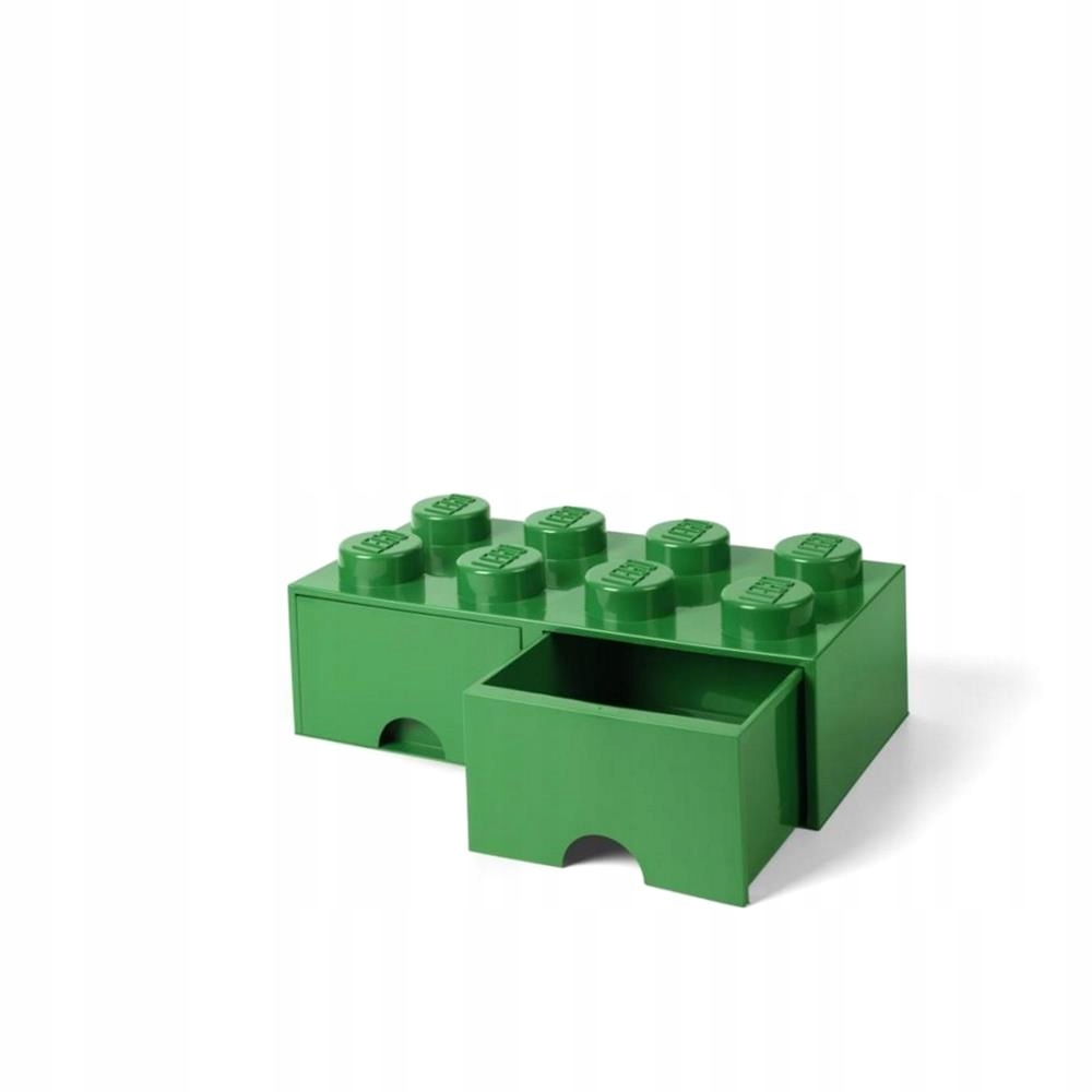 Lego Kontejner Kostka Se Zásuvkami Osmička Zelená