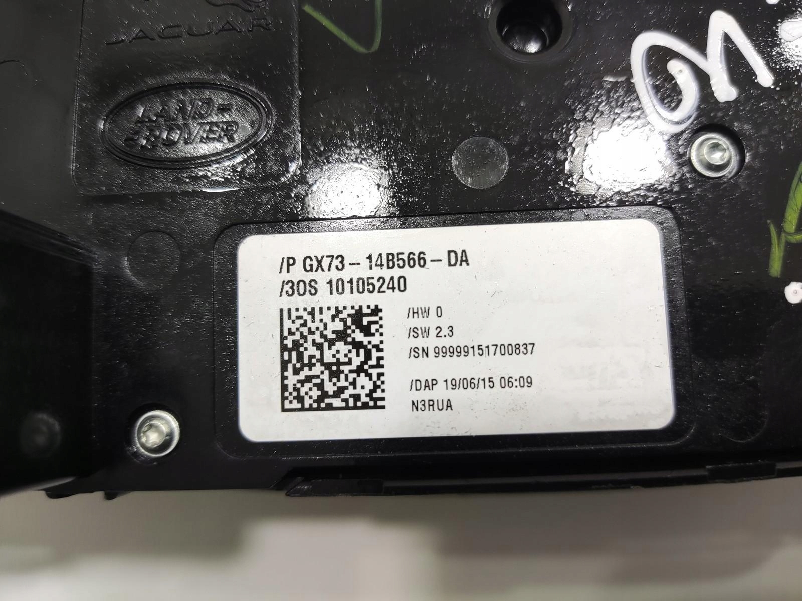 control panel seat right RANGE ROVER EVOQUE and L538 LIFT GX73-14B566-DA