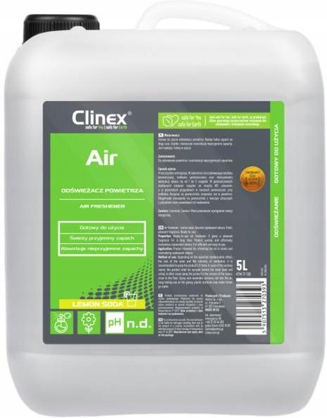 

Clinex Air Odświeżacz Lemon Soda 5L