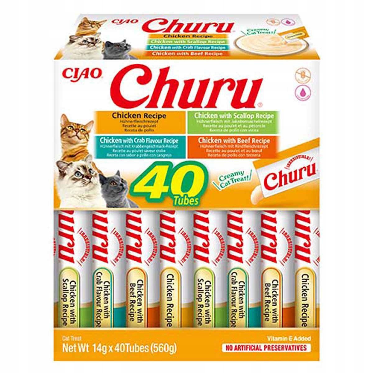 Levně Churu Chicken Varieties 40 Ks (798.5164)