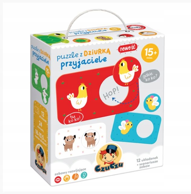 

Czu Czu Puzzle Z Dziurką Przyjaciele 15m+