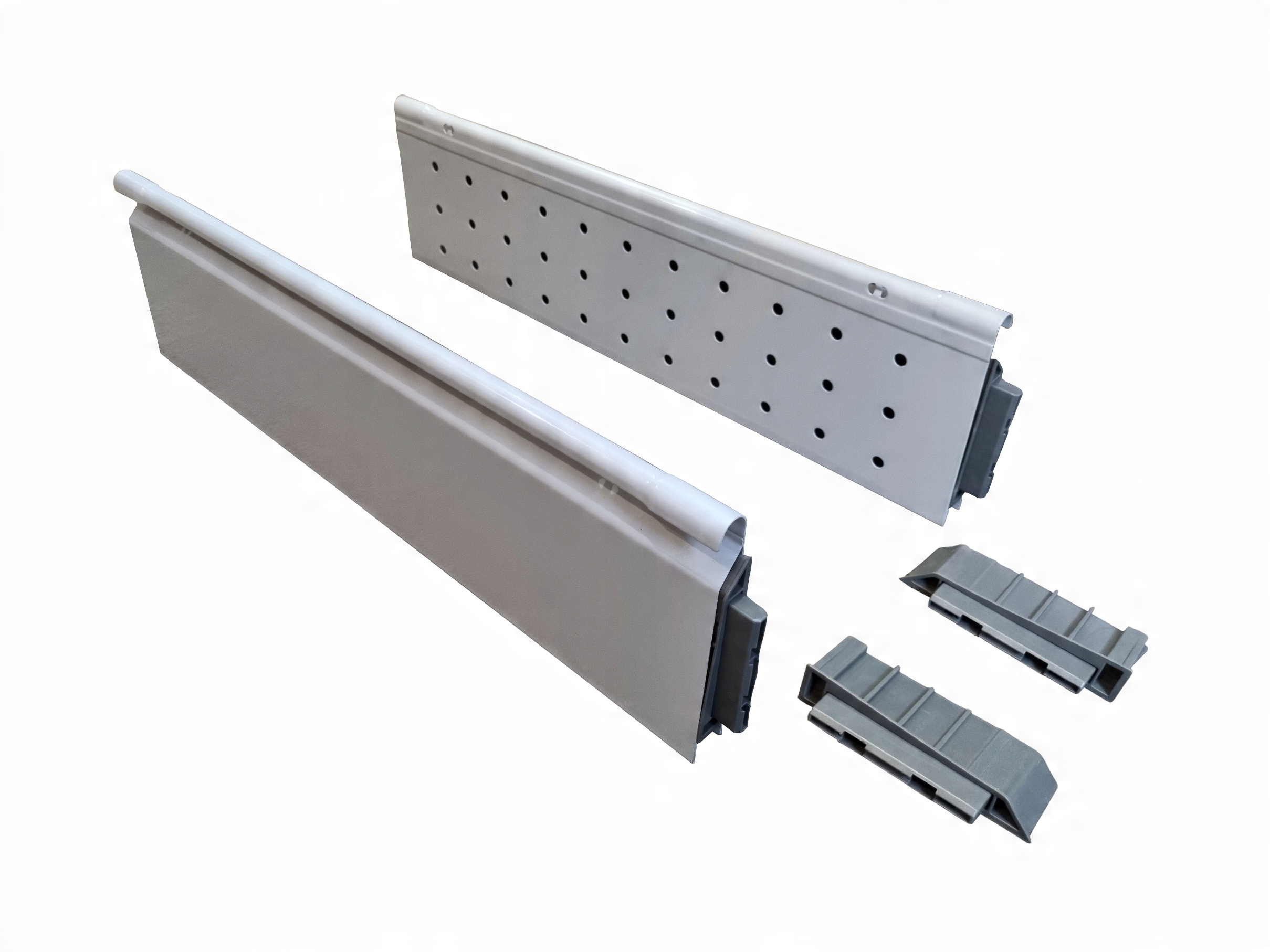 

Metalowe boki na reling podwójne L-450 Mbox/Sbox