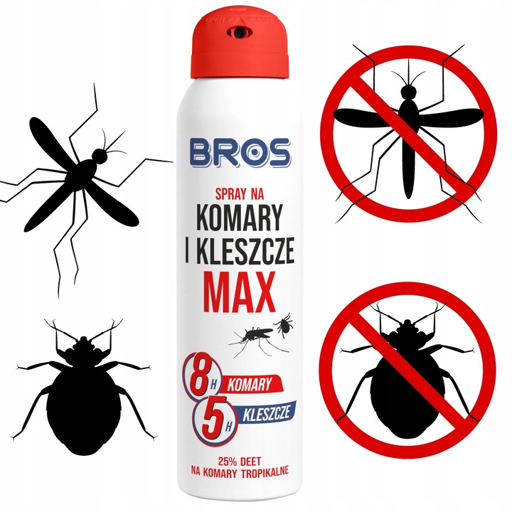 

Spray Na Komary I Kleszcze Max Deet Bros 90ml