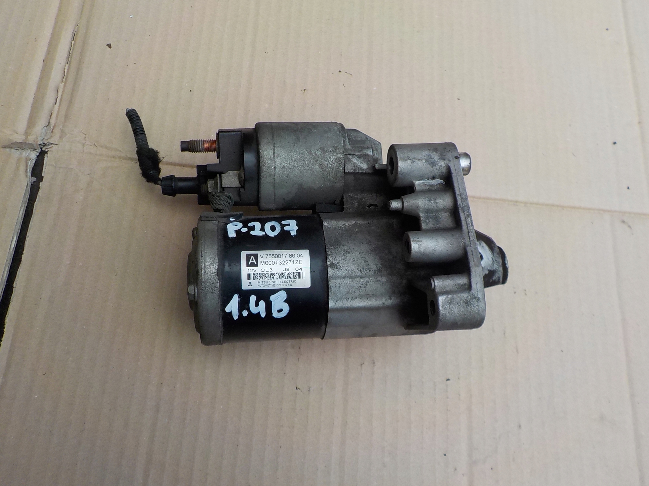 starter peugeot 207 1,4 16v V755001780