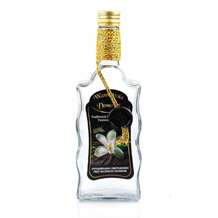 

Butelka zdobiona fala 500ml Waniliówka Domowa