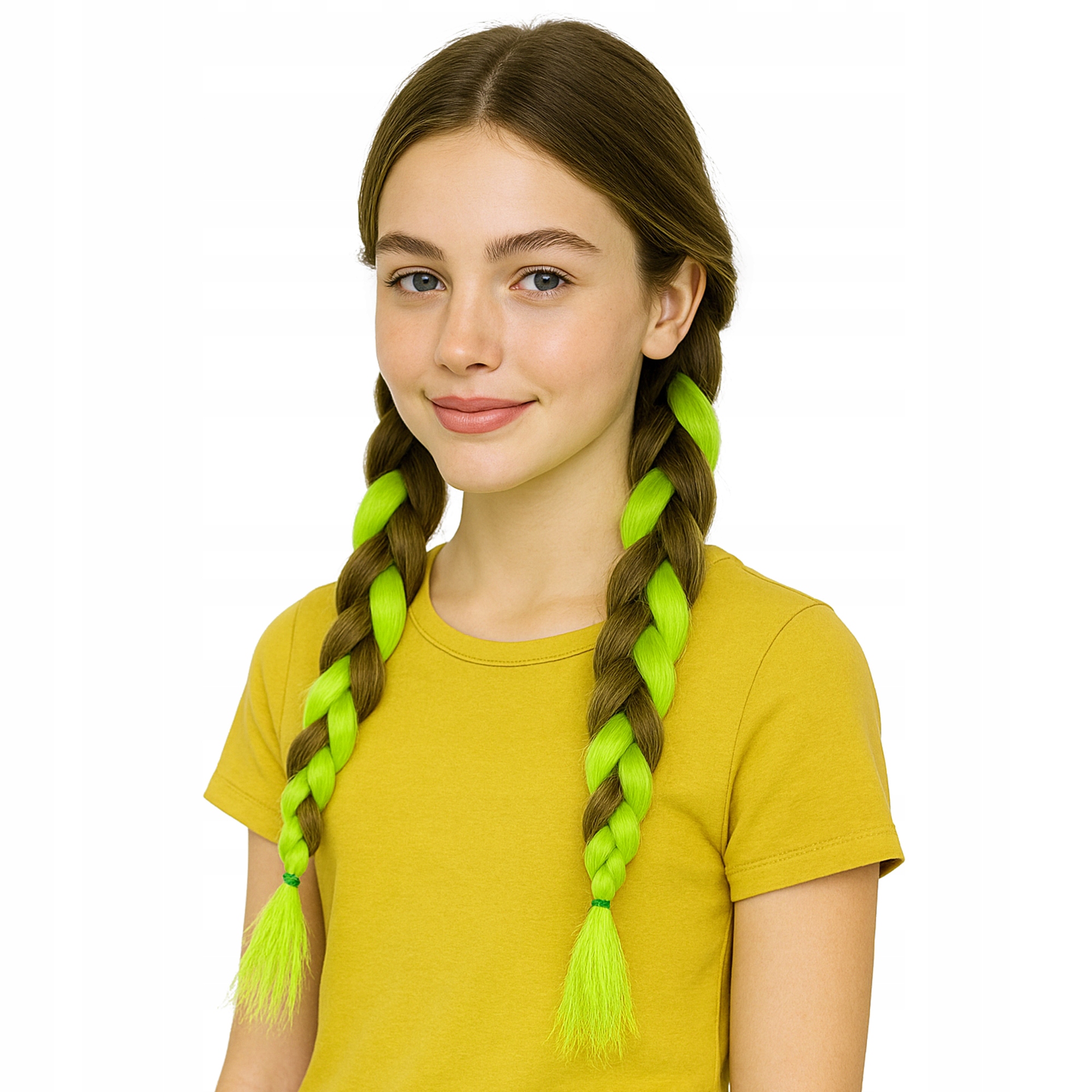 Włosy syntetyczne na warkoczyki pasma włosów Marka inna marka