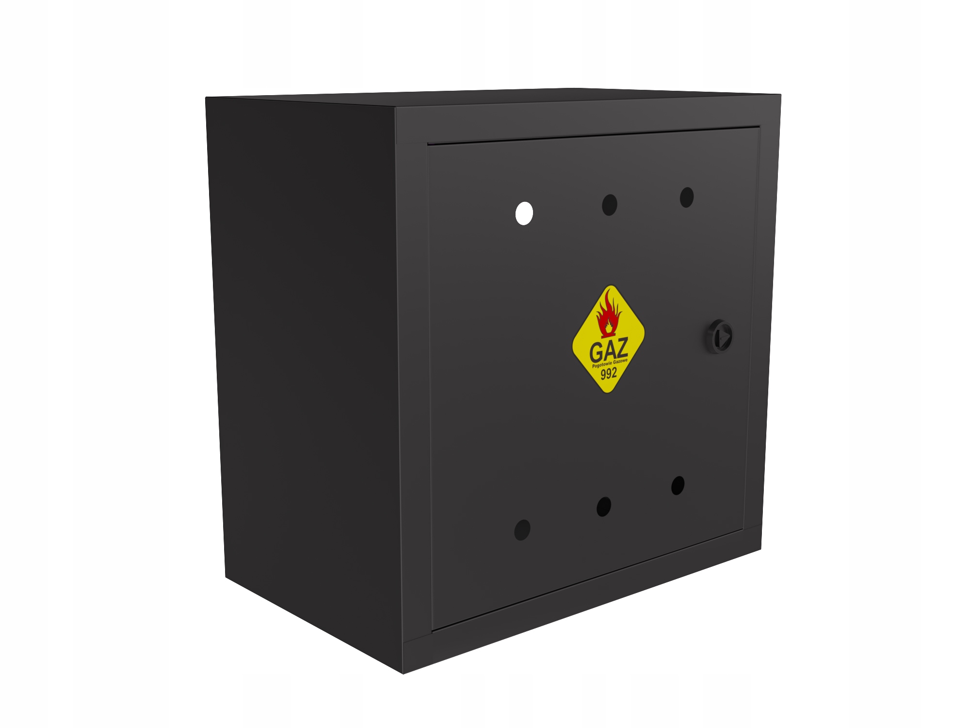 Gazová Skrinka 40x40x25 Gaz Čierna