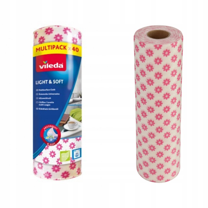 

Vileda ścierka uniwersalna Light&Soft rolka 40