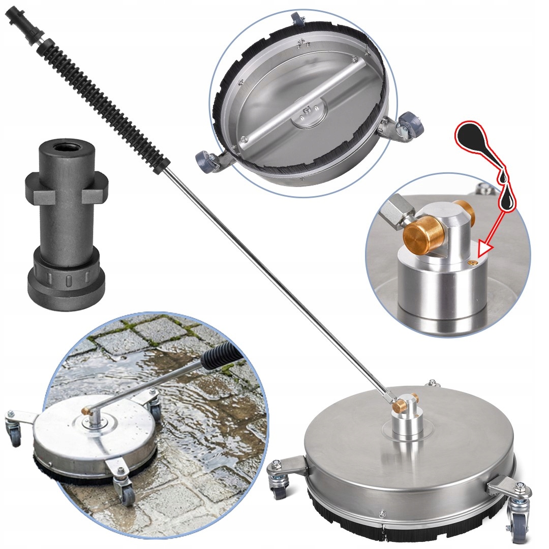 T-racer 15" do Karcher myjki K2 K3 K4 K5 K6 K7 Control szczotka do kostki