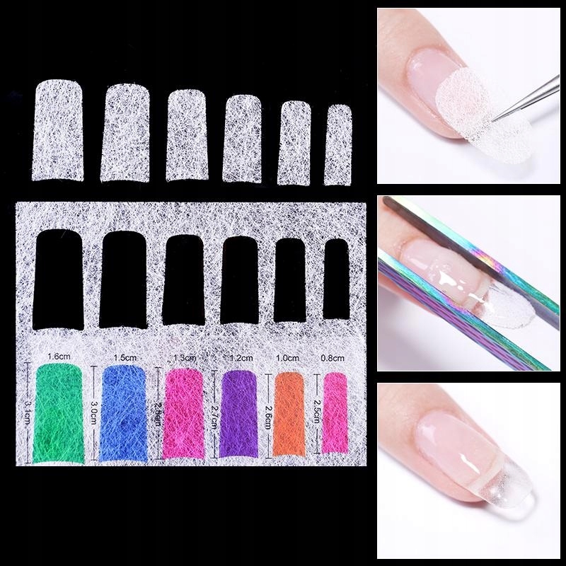 FIBERGLASS WŁÓKNO SZKLANE PRZEDŁUŻANIE PAZNOKCI A5 Kod producenta 000423