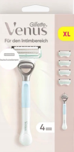 Gillette Venus XL Maszynka Do Golenia Damska Z Wymiennymi Wkładami 4 Sztuki