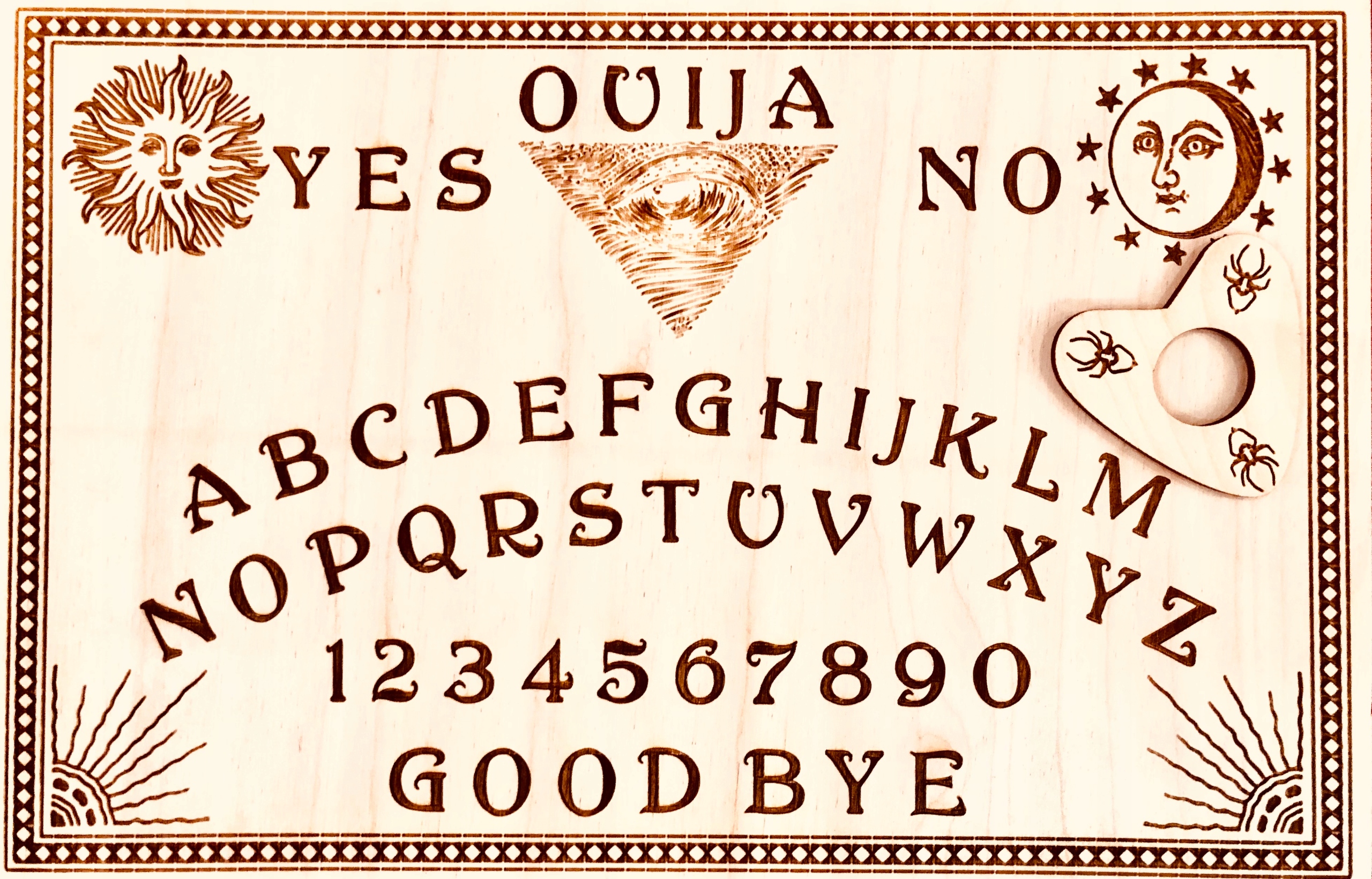 

Tabica Ouija Spirytystyczna plansza V2