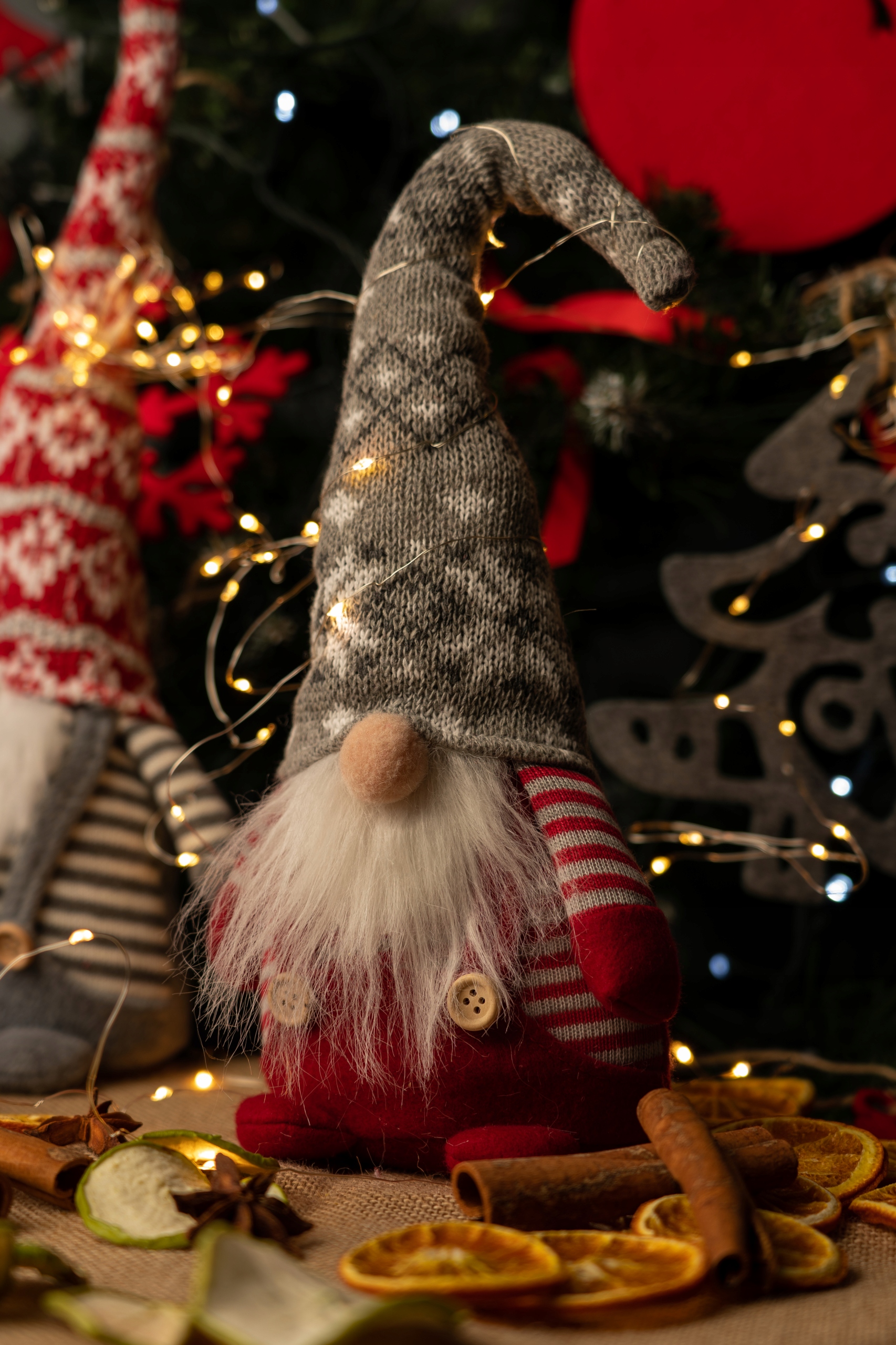 ŚWIĄTECZNE SKRZATY POD CHOINKĘ KRASNALE GNOMY 2szt KOMPLET OZDOBA ŚWIĘTA Rodzaj figurka