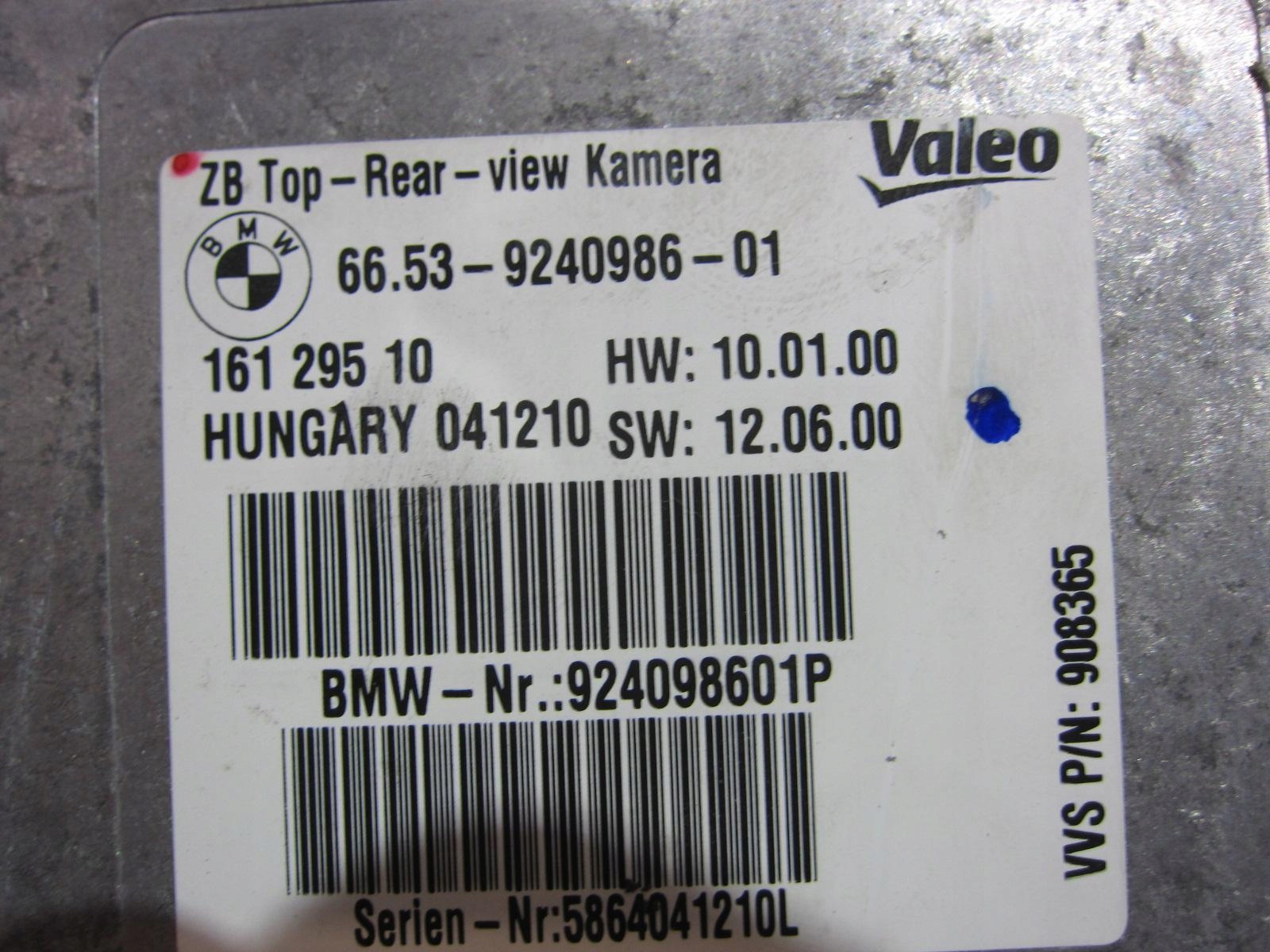 BMW X3 F25 F07 module control unit KAMERY 9240986