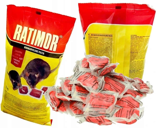 TRUTKA PASTA RATIMOR BROMADIOLON MYSZ SZCZUR 2 KG Marka Unichem