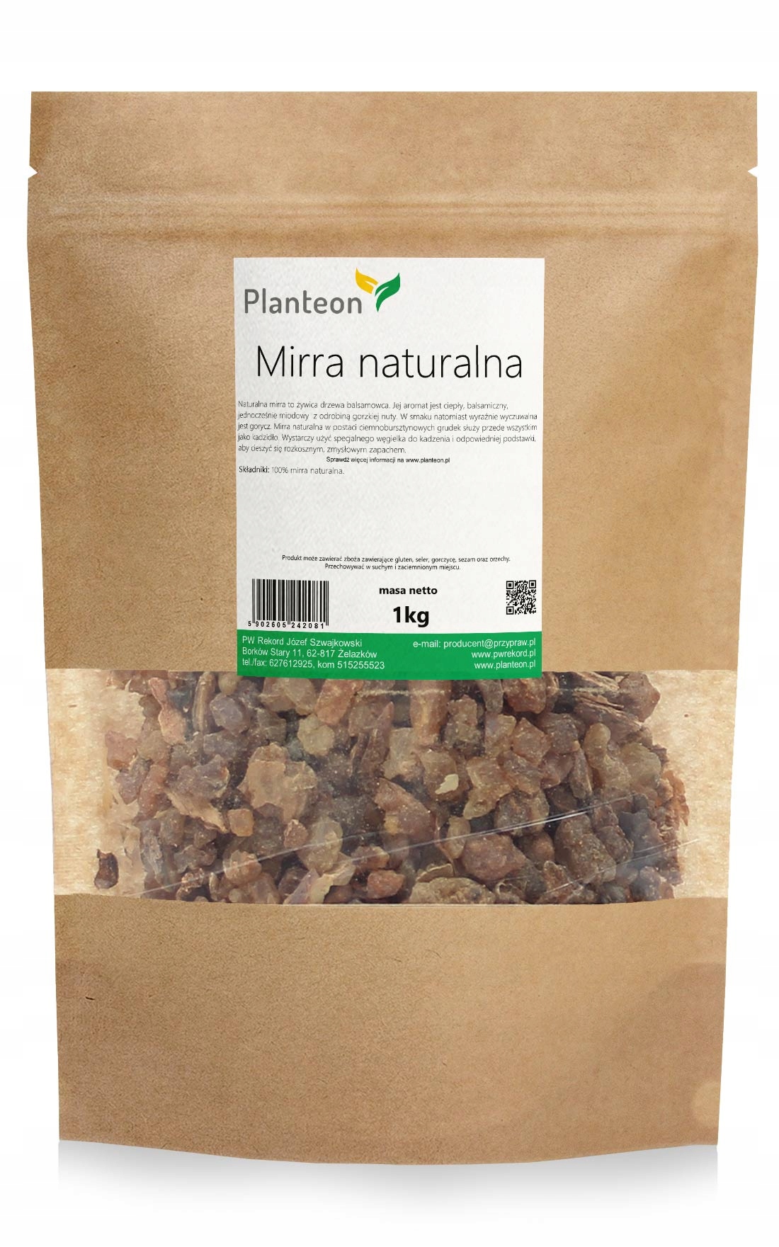 

Mirra Aromaterapia naturalne kadzidło Pachnie 1kg