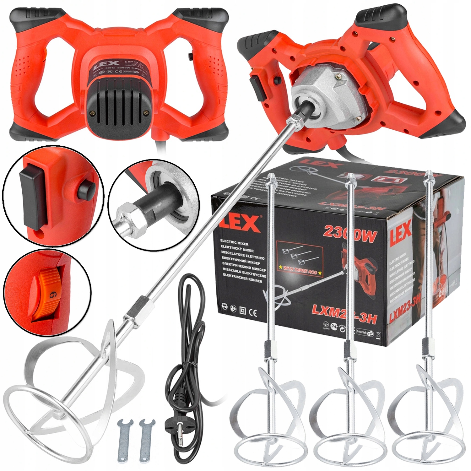 

Mieszadło Elektryczne Do Zapraw Kleju 3xMIESZALNIK