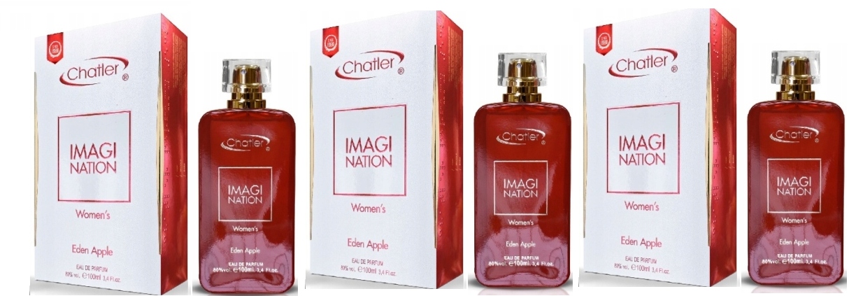 Chatler Imagination Women's Eden Apple 3x100 ml dámská parfémovaná voda