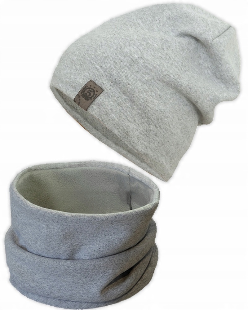 

Czapka Komin tuba Ciepł komplet zimowy Polar 54-58