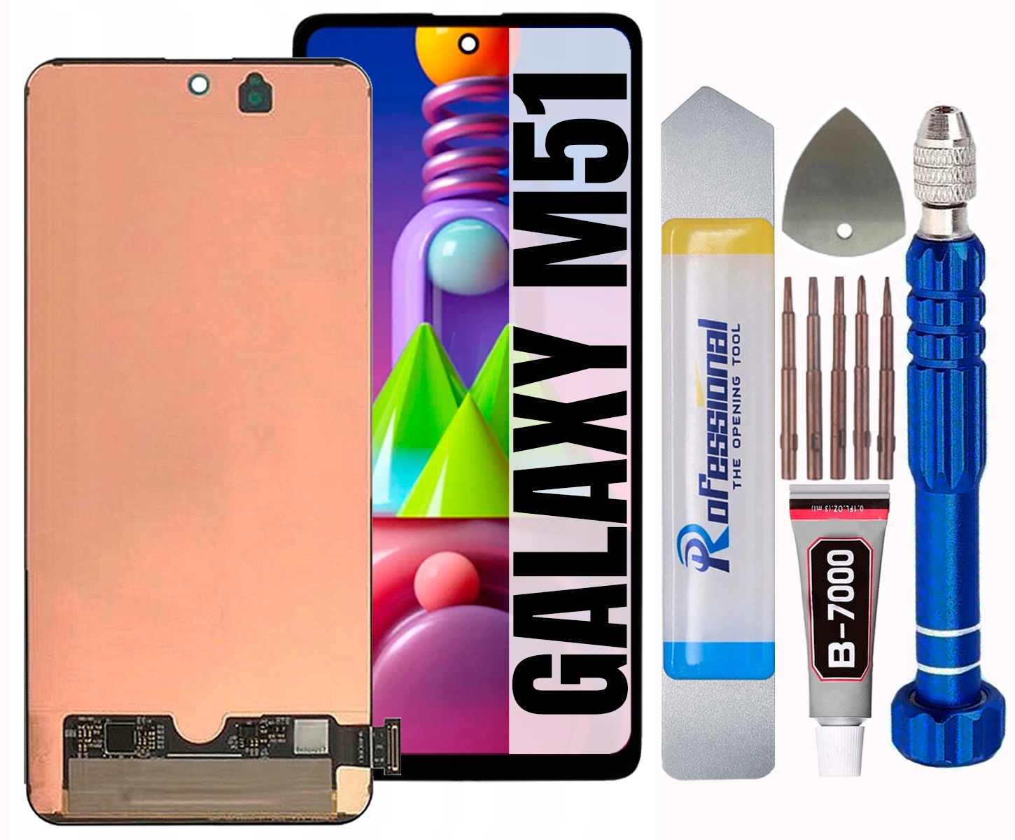 Displej Pro Samsung Galaxy M51 M515 Plný Velikost 6,70 Oled LCD Displej