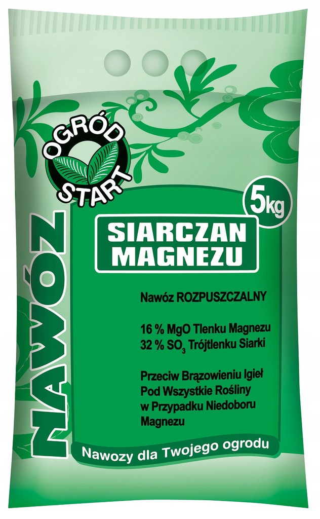 

Siarczan Magnezu 5KG rozpuszczalny na niedobór