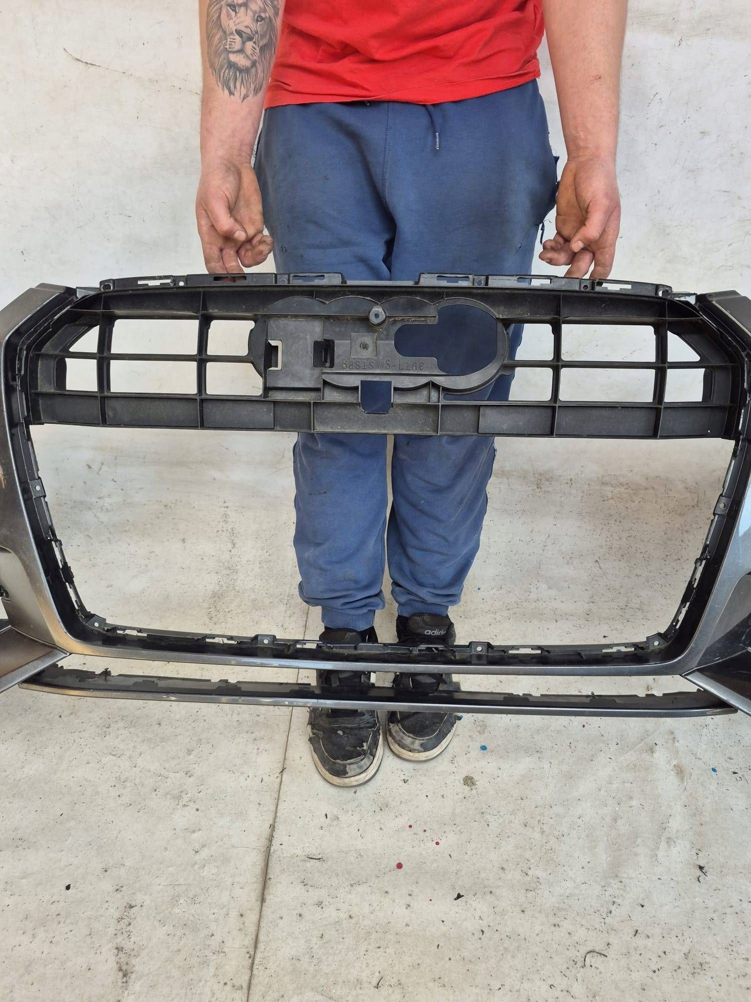 AUDI A6 C7 4G S-LINE LIFT 14-18 bumper front front SPR 4XPDC 4G0807437AB