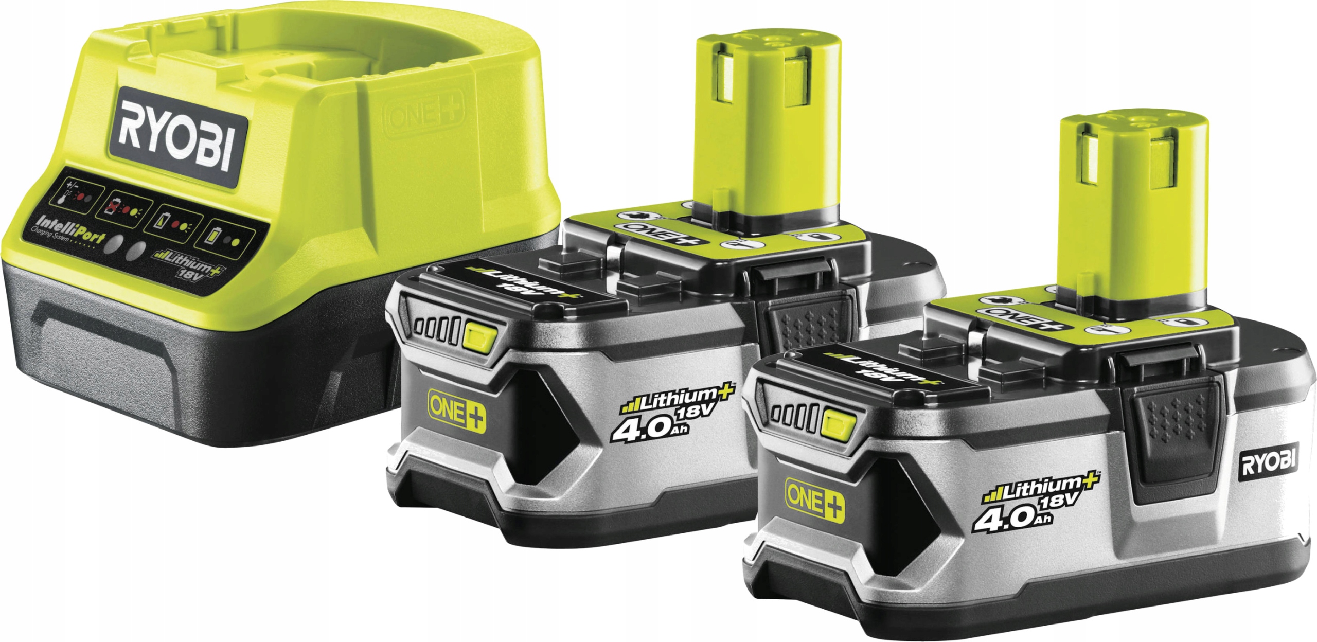 

Ryobi 2 x Akumulator 4,0 Ah+ŁADOWARKA RC18120-240