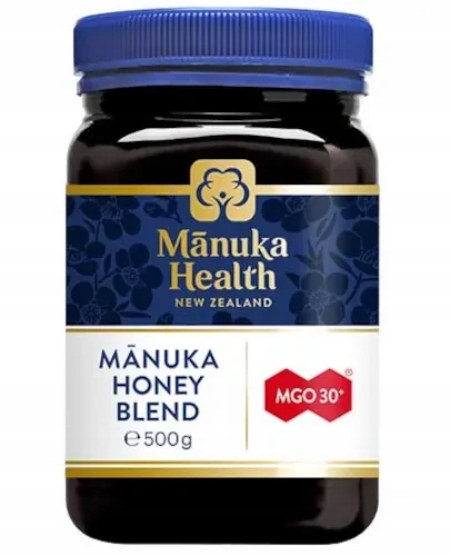 Miód Nektarowy Manuka Mgo 30+ z miodem nektarowym wielokwiatowym 500 g