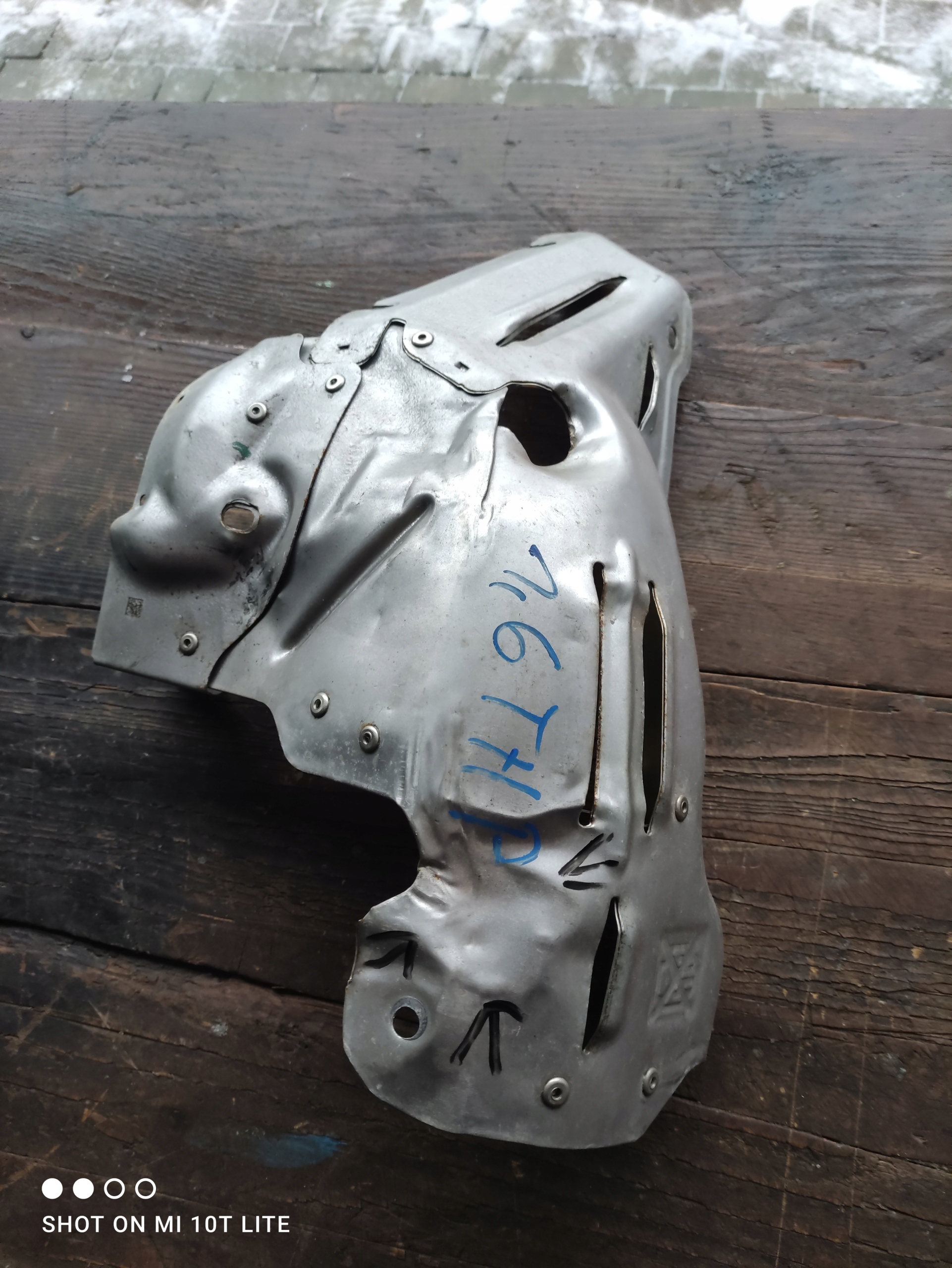 BLACHA OSŁONA TERMICZNA TURBINY CITROEN PEUGEOT 1.6 THP 9805110280