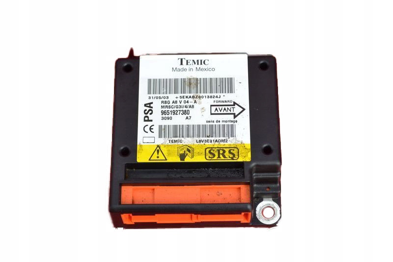 MODUŁ SENSOR AIRBAG PODUSZEK 96519273870 CITROEN C3 1 I 02-09