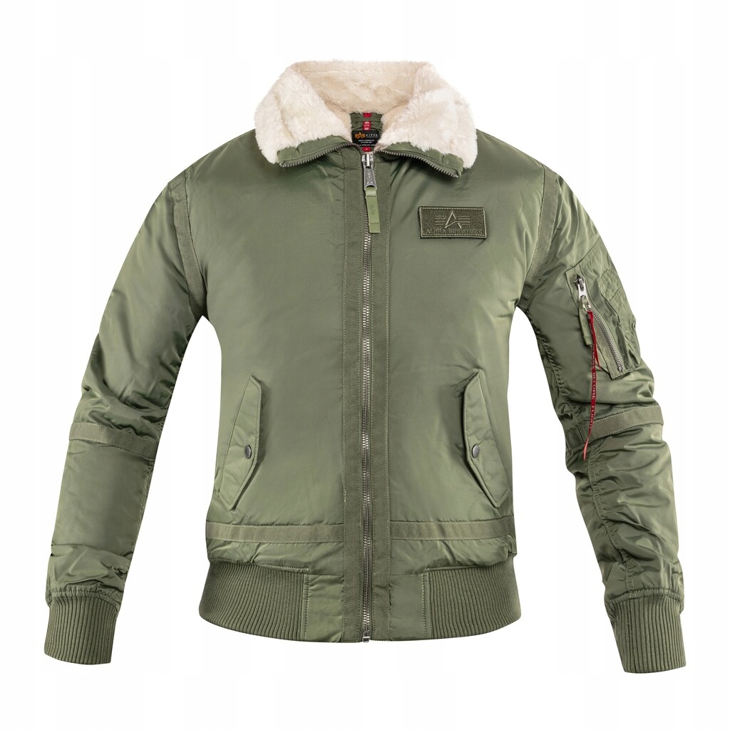 Vojenská pilotní bunda Flek Flyers Alpha Industries B15-3 Tt Sage Green M