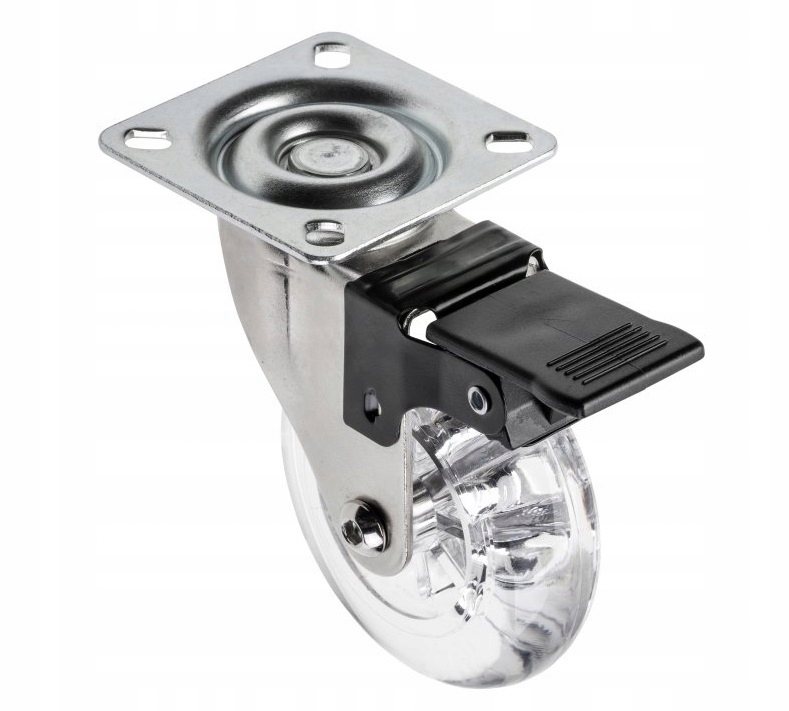 Kółko meblowe obrotowe z hamulcem BRAZYLIA fi-75mm