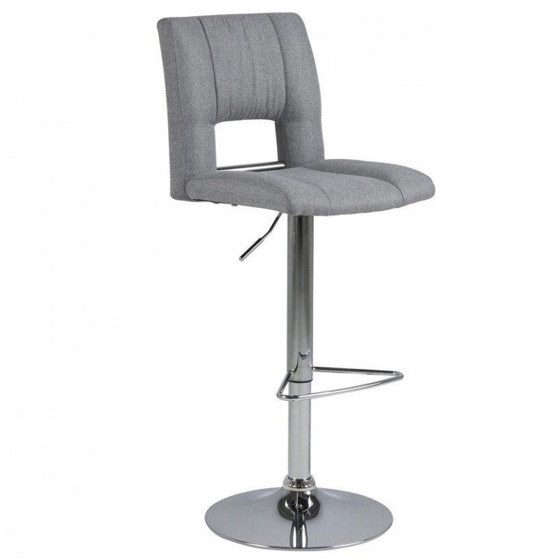 Otočná barová stolička Sylvie II svetlo šedá