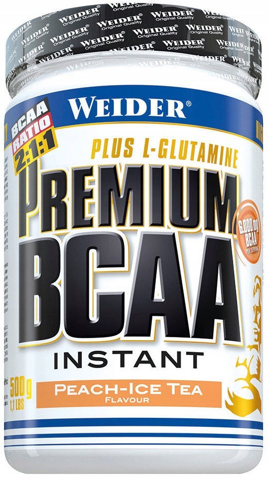 Weider – Premium Bcaa, Sluneční Pomeranč, Prášek, 500 g