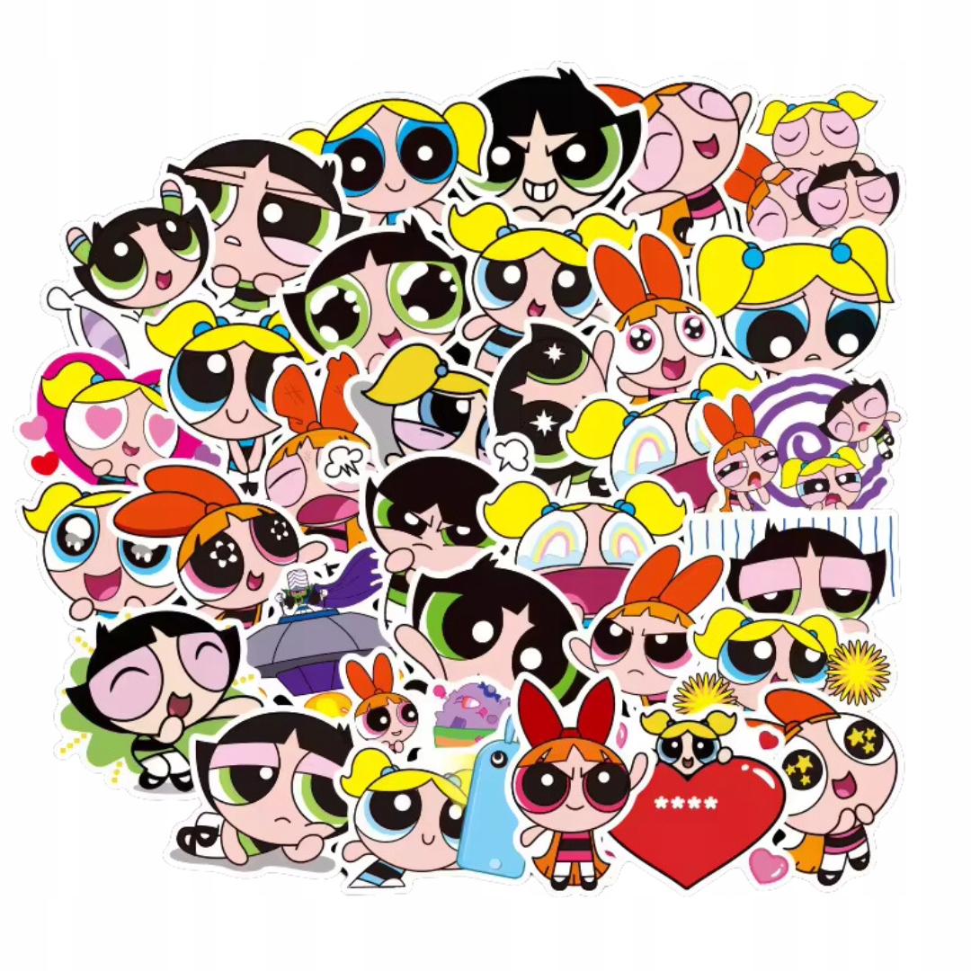 NAKLEJKI Atomówki MIX 50 szt