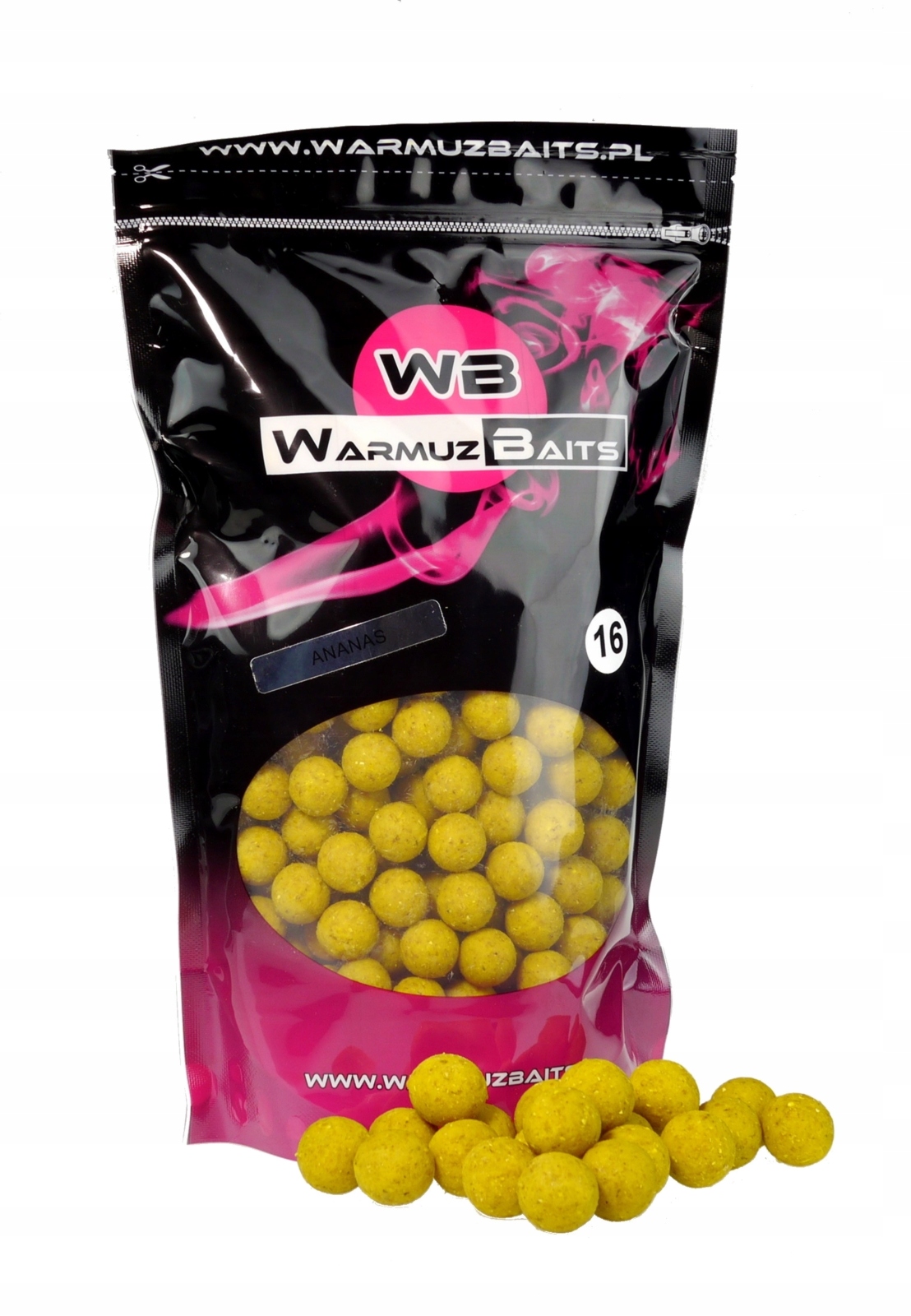 Warmuz Baits Kulki 16mm Ananas 900g