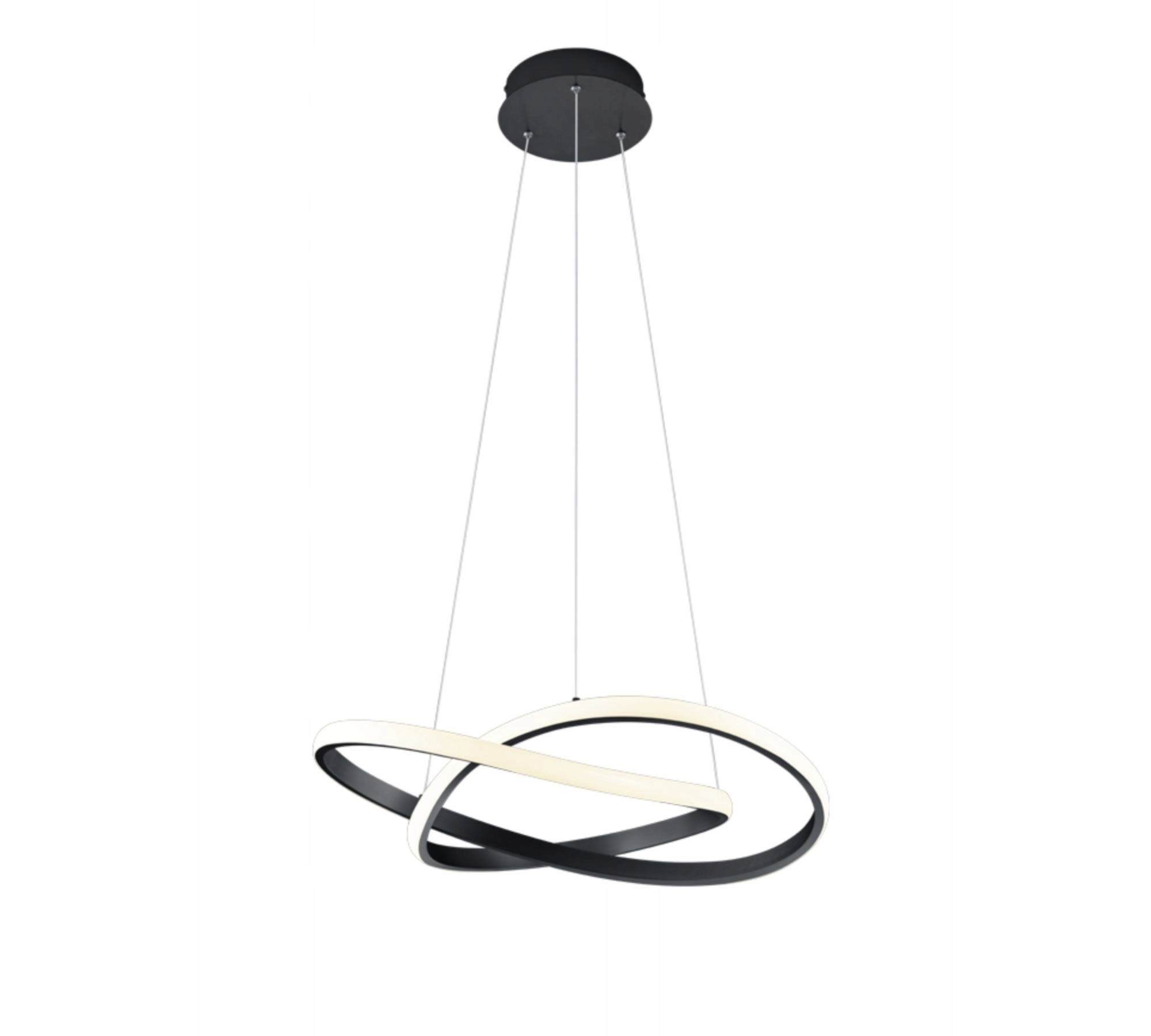 Úžasná Led lampa Course černá, moderní