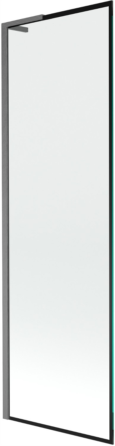 Mexen Next L vana paraván 1-křídlý 60 x 150 cm, černý vzor, kartáčovaný gun