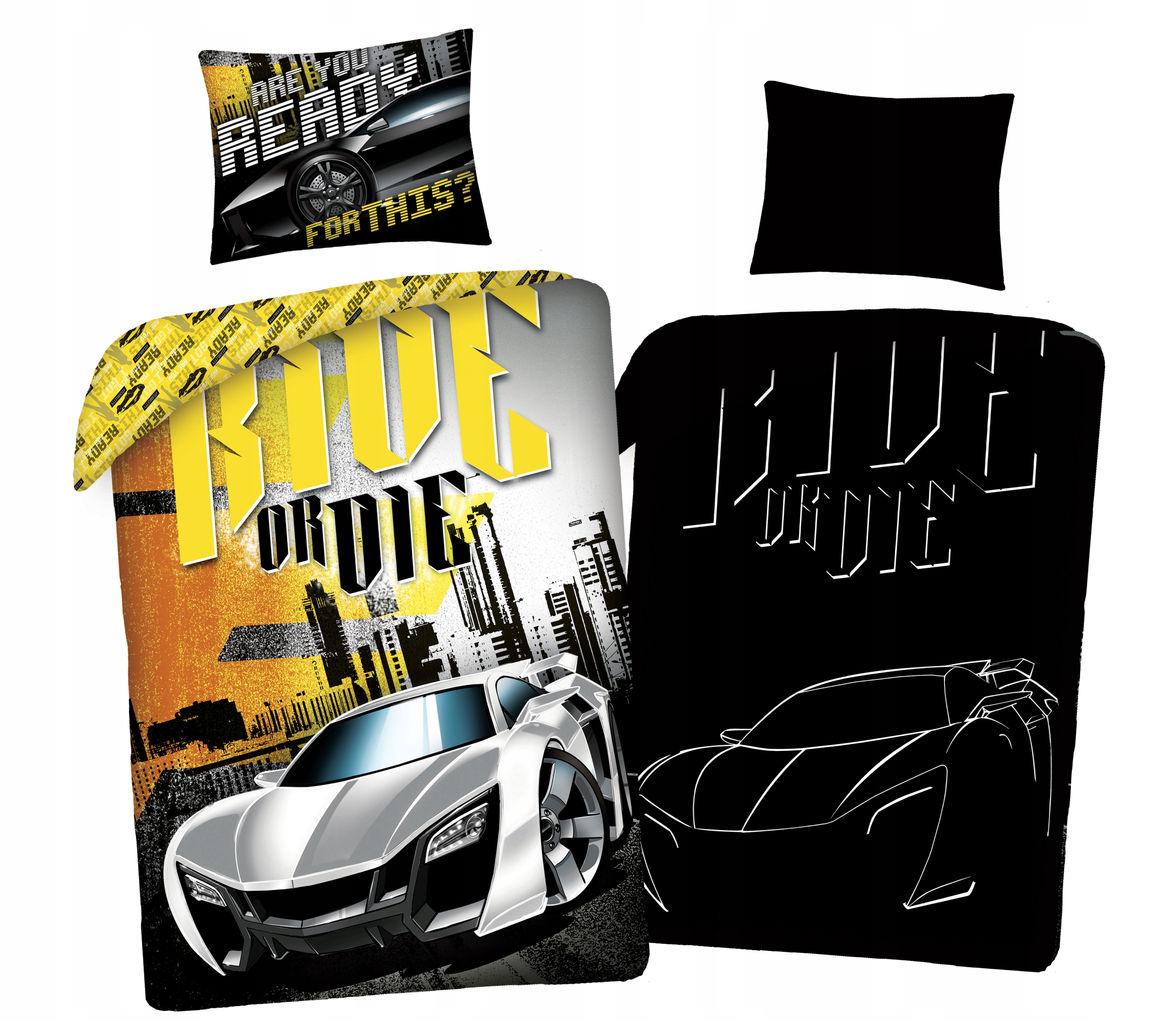 

Pościel Fast Auto Szybcy i Wściekli Fluo 140x200