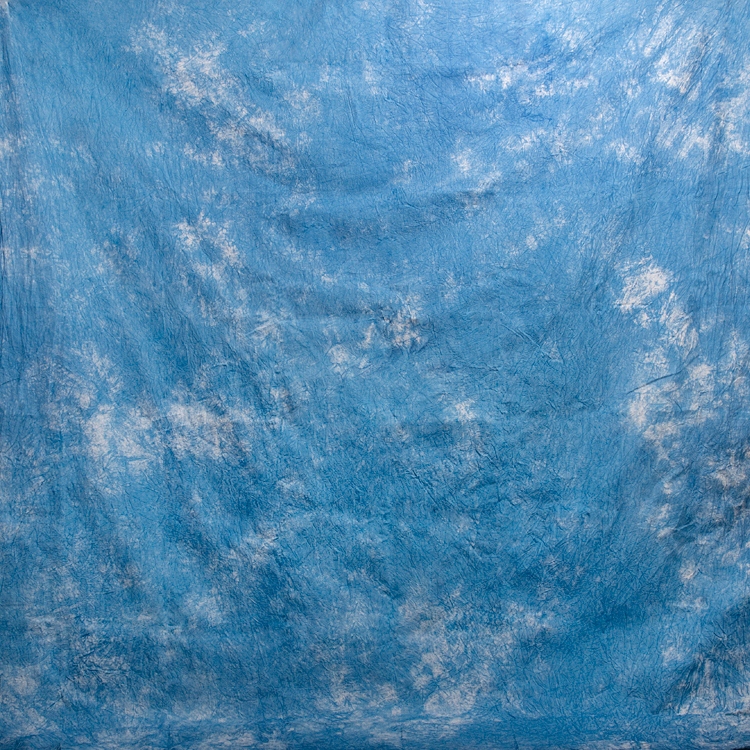 Modré fotografické pozadí Bavlněné Gnieciuch 3x6 m