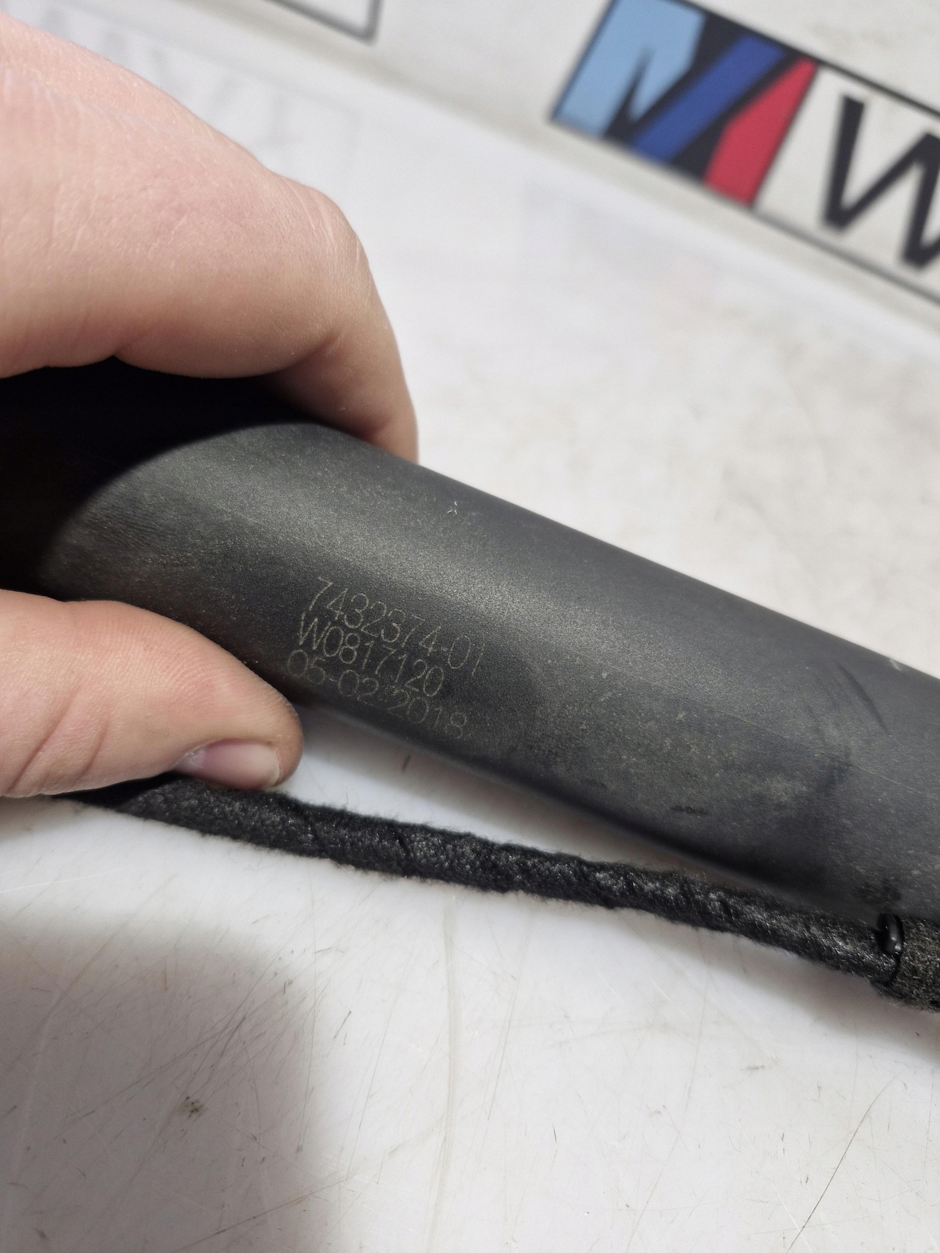 7432374 BMW F31 damper telescope bonnet boot right
