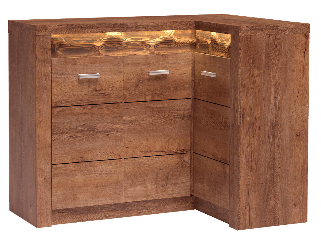 

Bardzo pojemna komoda narożna Indianapolis I15