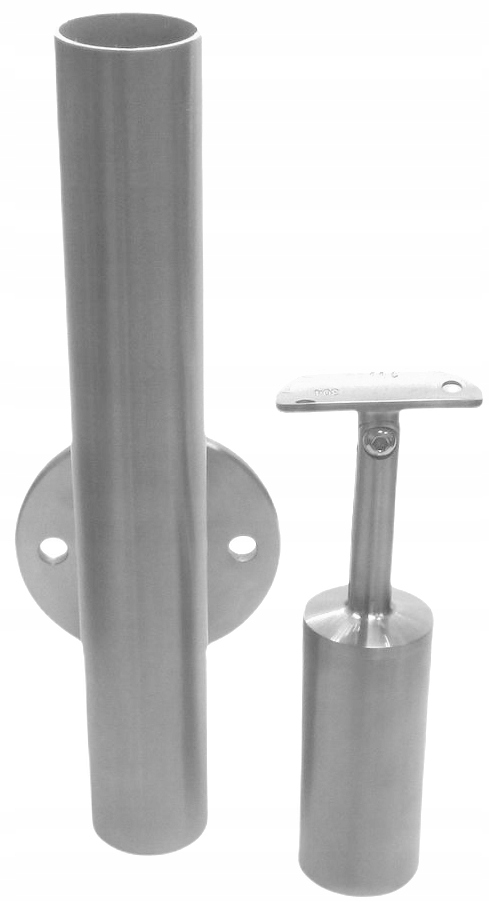 Kování Ø42,4 MM, Boční Upevnění, Nerezová Brusná Základna Sloupku