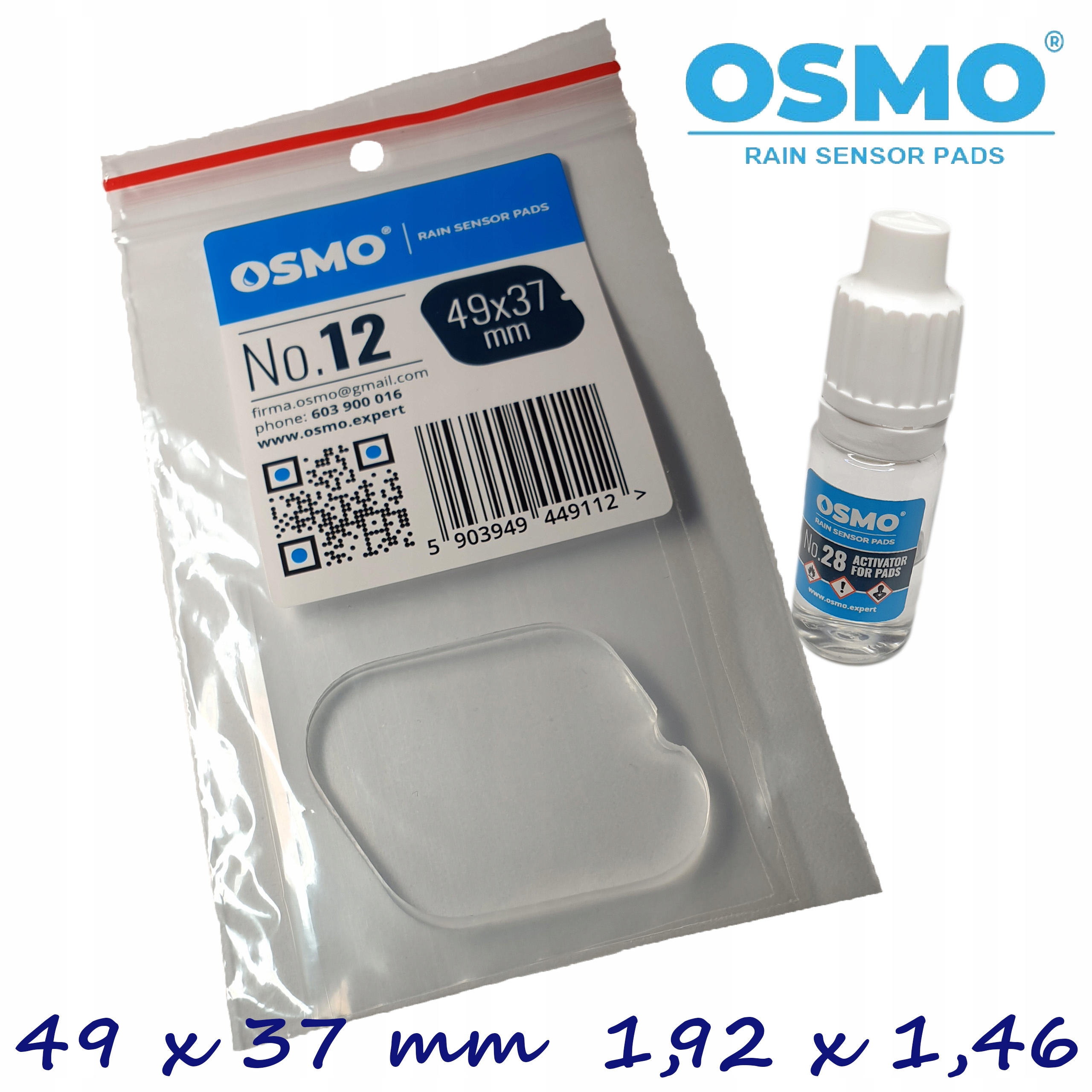 

pad Żelka żelek podkładka czujnika sensora astra