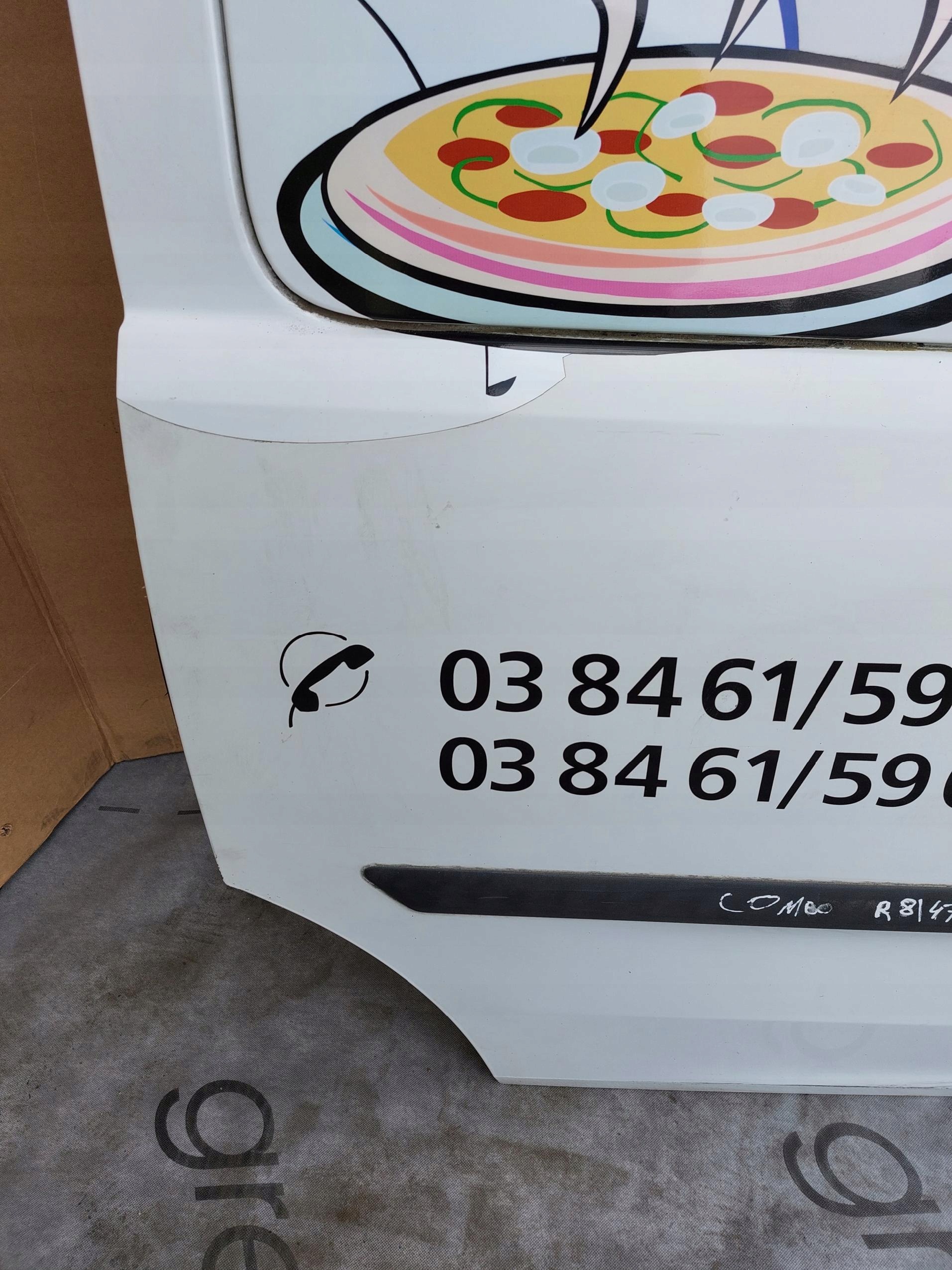 Tür rechts seitlich PRZESUWNE OPEL COMBO C